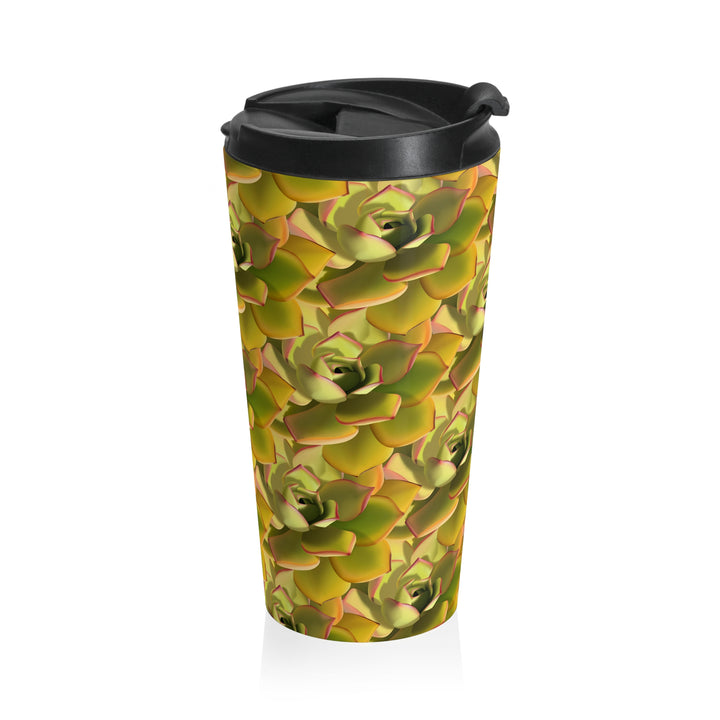 Succulent Pattern Tumbler | Vacuum Insulated Stainless Steel Cup for Hot Cold Drinks
