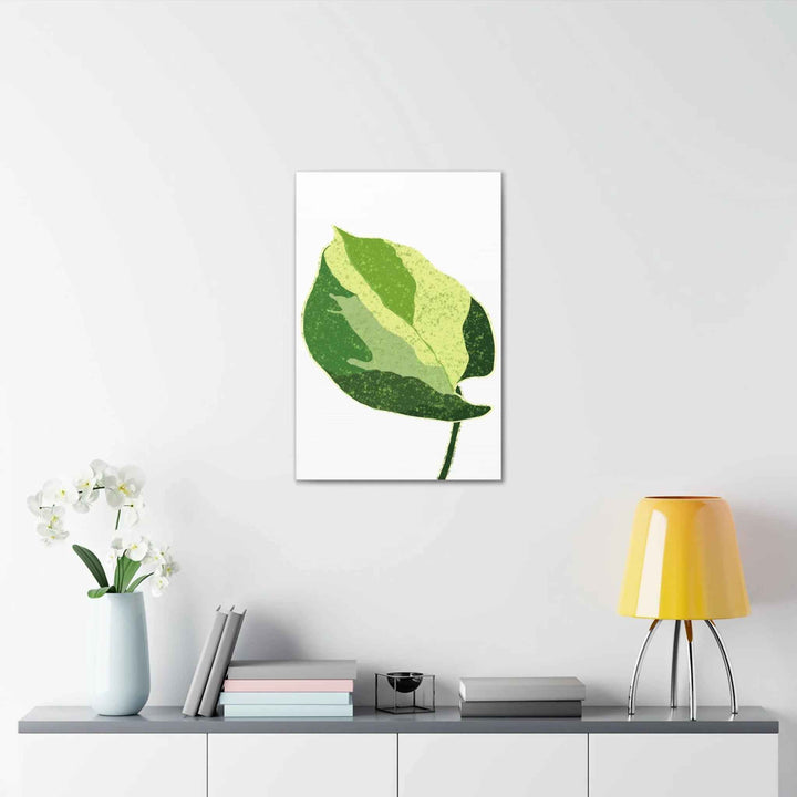 Pothos Canvas Print – Matte Finish Canvas Art Print With Durable Cotton Material