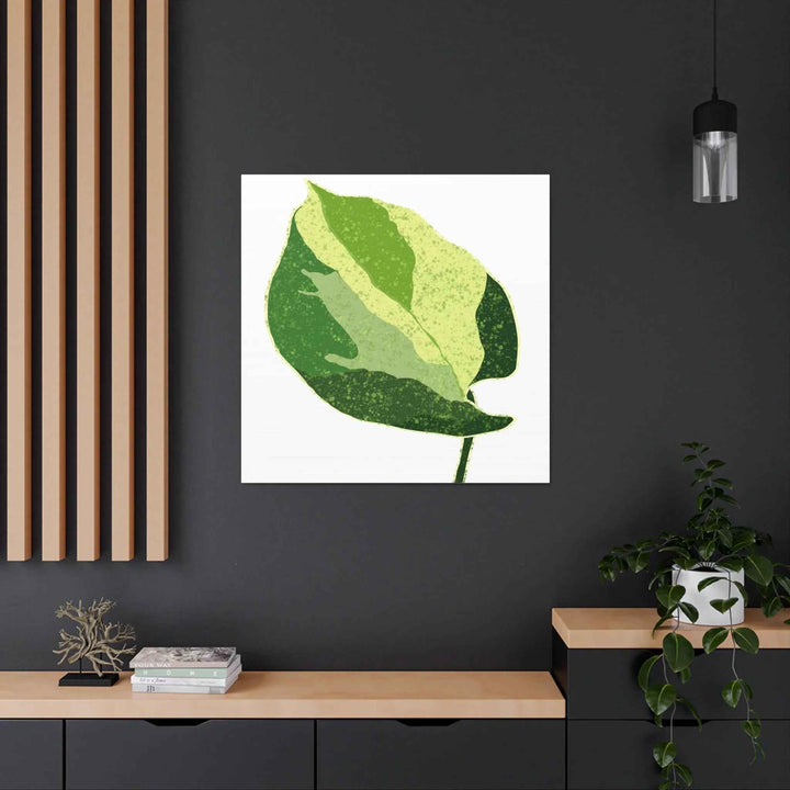 Pothos Canvas Print – Matte Finish Canvas Art Print With Durable Cotton Material
