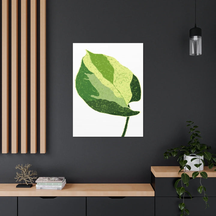 Pothos Canvas Print – Matte Finish Canvas Art Print With Durable Cotton Material - Laura Christine Photography & Design