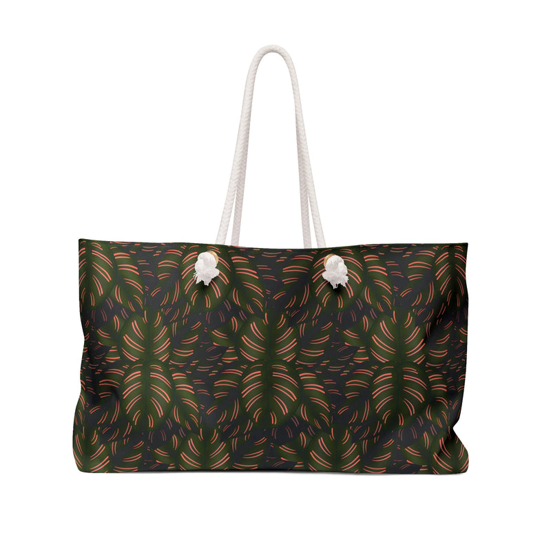 Calathea Pinstripe Weekender Bag - All Over Print