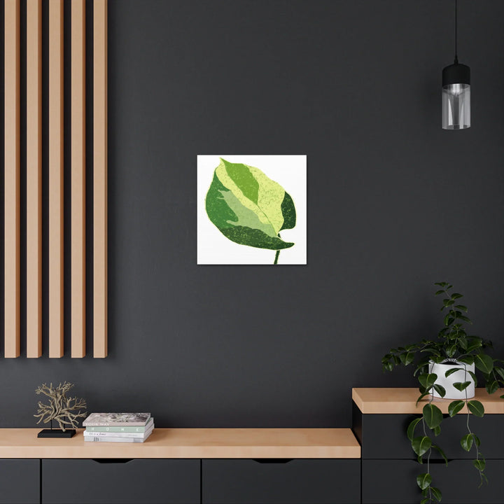 Pothos Canvas Print – Matte Finish Canvas Art Print With Durable Cotton Material - Laura Christine Photography & Design