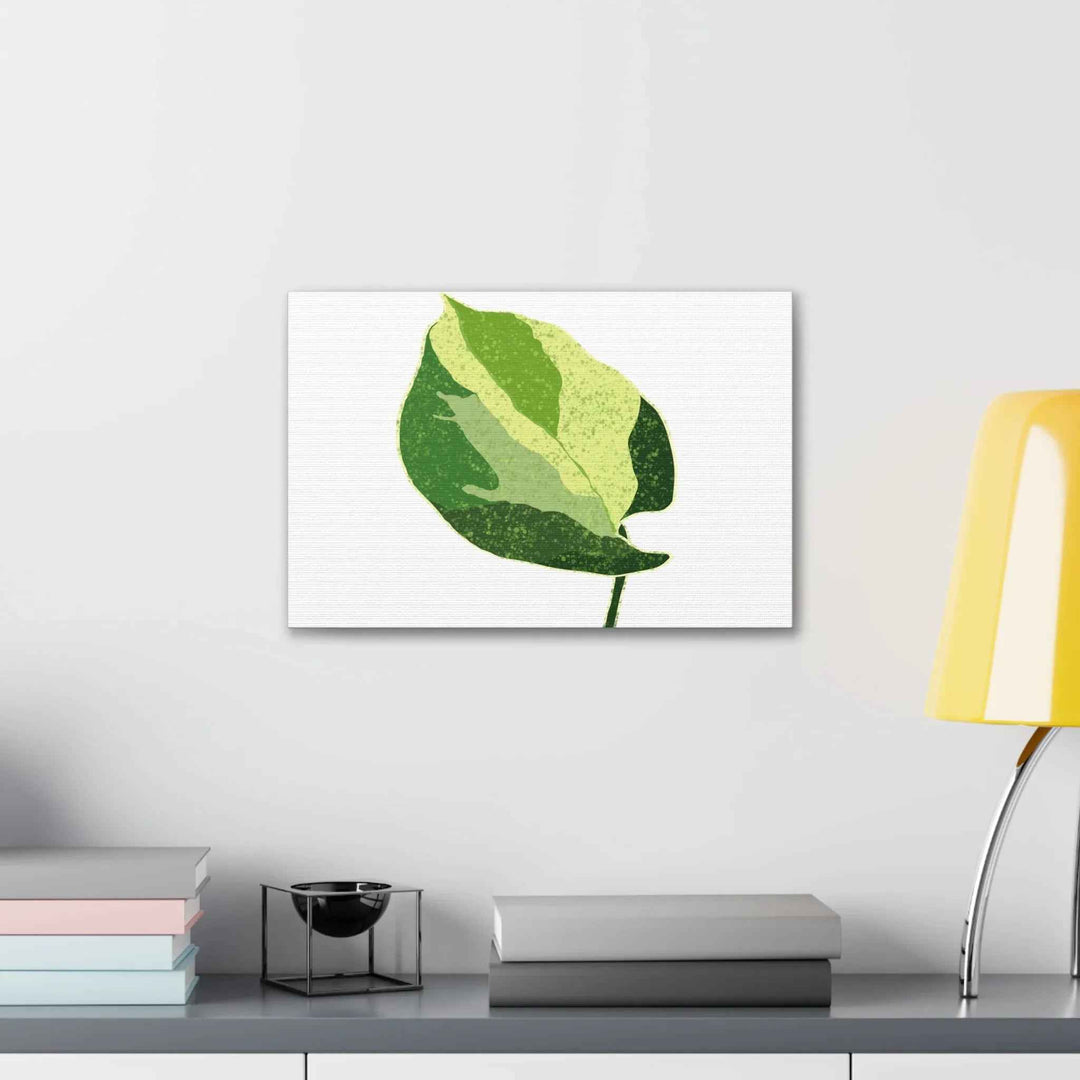 Pothos Canvas Print – Matte Finish Canvas Art Print With Durable Cotton Material