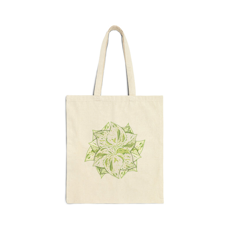 Snow Queen Pothos Tote Bag