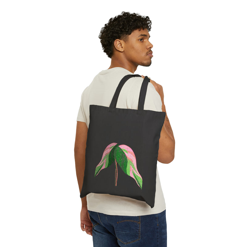 Pink Princess Philodendron Tote Bag