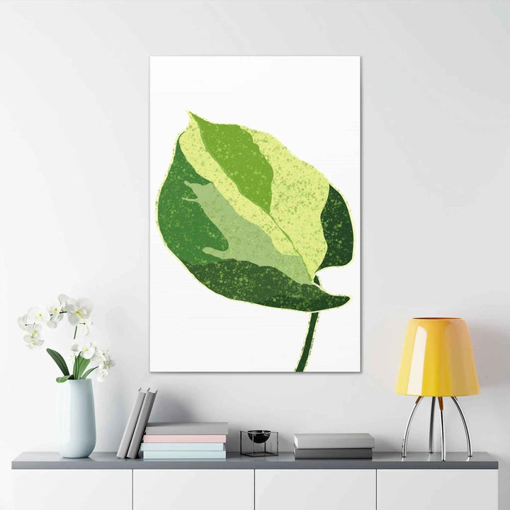 Pothos Canvas Print – Matte Finish Canvas Art Print With Durable Cotton Material