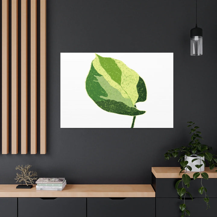 Pothos Canvas Print – Matte Finish Canvas Art Print With Durable Cotton Material - Laura Christine Photography & Design