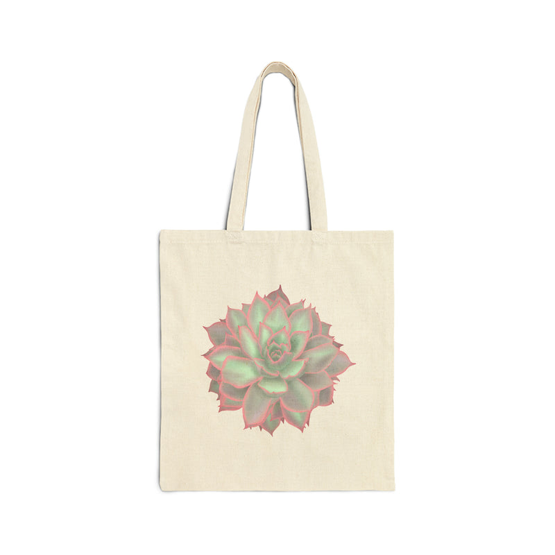 Echeveria Violet Queen Succulent Tote Bag