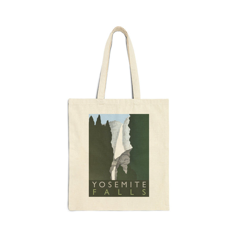 Bolsa de tela minimalista de las cataratas de Yosemite