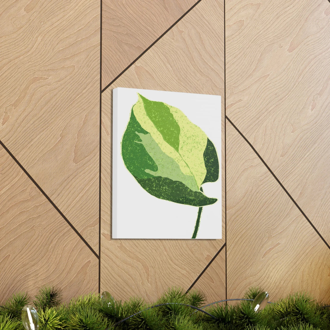 Pothos Canvas Print – Matte Finish Canvas Art Print With Durable Cotton Material - Laura Christine Photography & Design