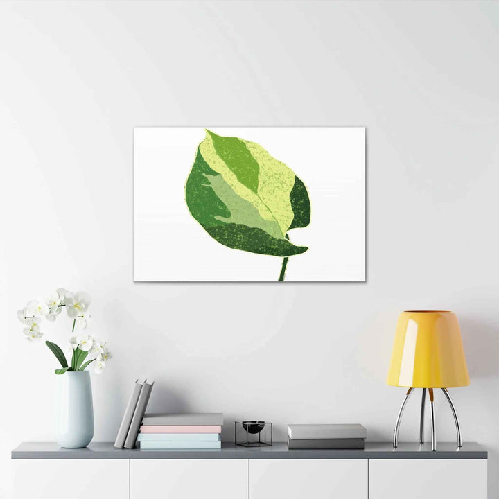 Pothos Canvas Print – Matte Finish Canvas Art Print With Durable Cotton Material