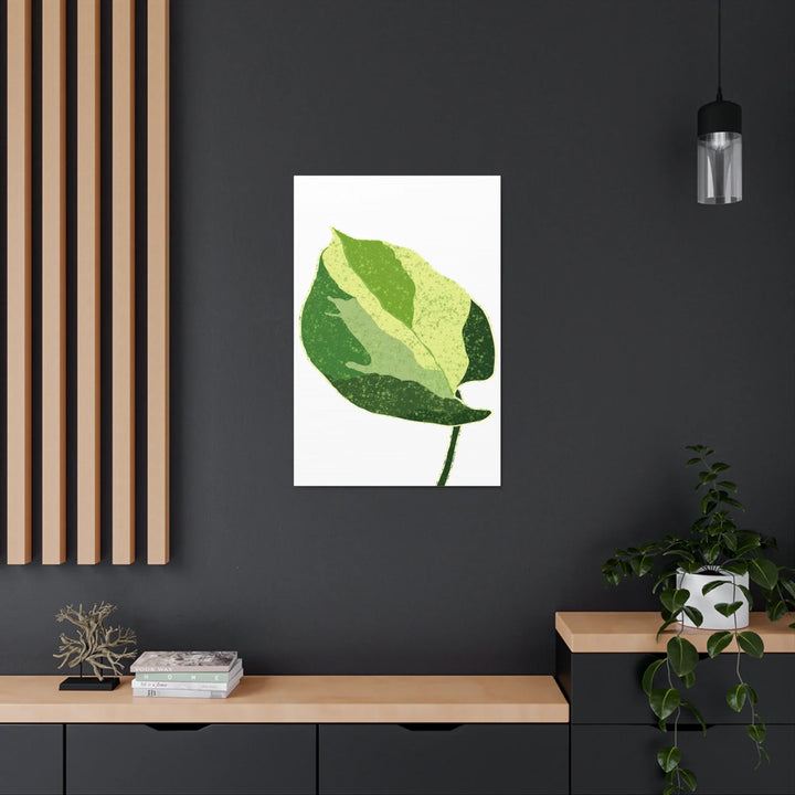 Pothos Canvas Print – Matte Finish Canvas Art Print With Durable Cotton Material - Laura Christine Photography & Design