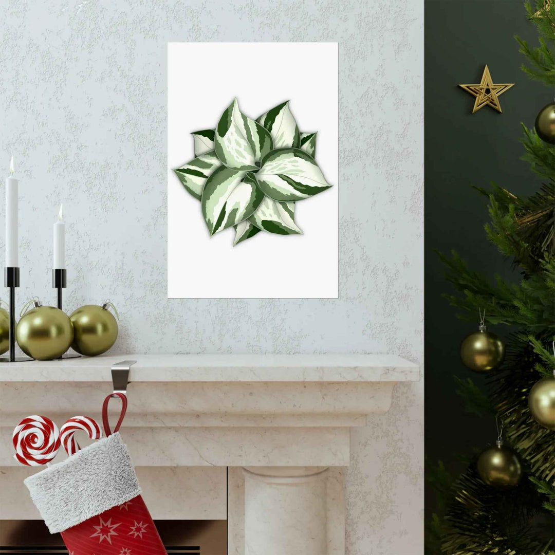 Manjula Pothos Print – Botanical Wall Art | Green Leaf Wall Decor | Unframed