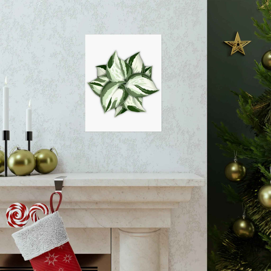 Manjula Pothos Print – Botanical Wall Art | Green Leaf Wall Decor | Unframed