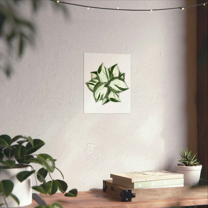 Manjula Pothos Print – Botanical Wall Art | Green Leaf Wall Decor | Unframed