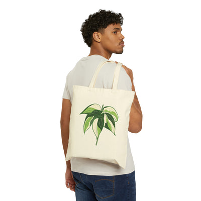 Philodendron 'Cream Splash' Tote Bag