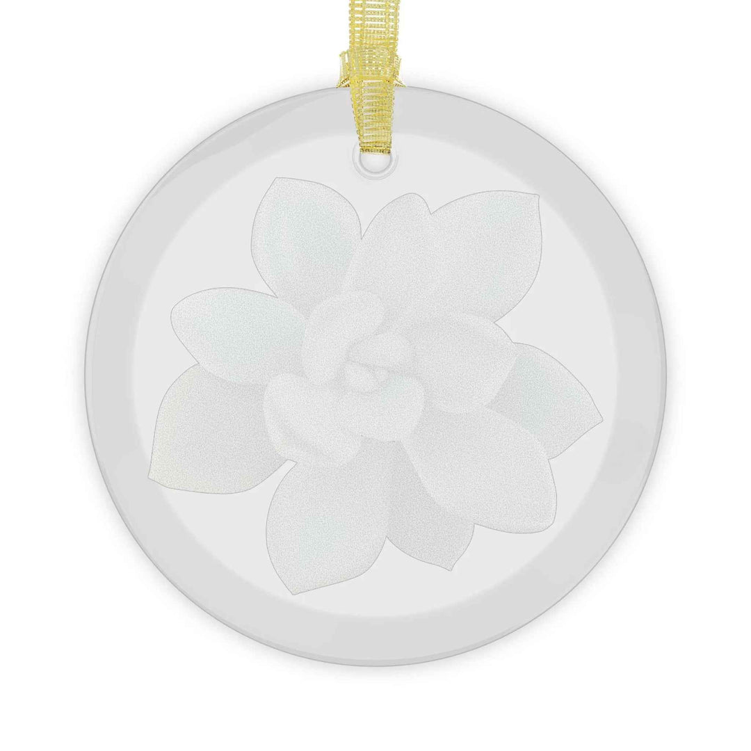 POS Pachyveria Glass Ornament