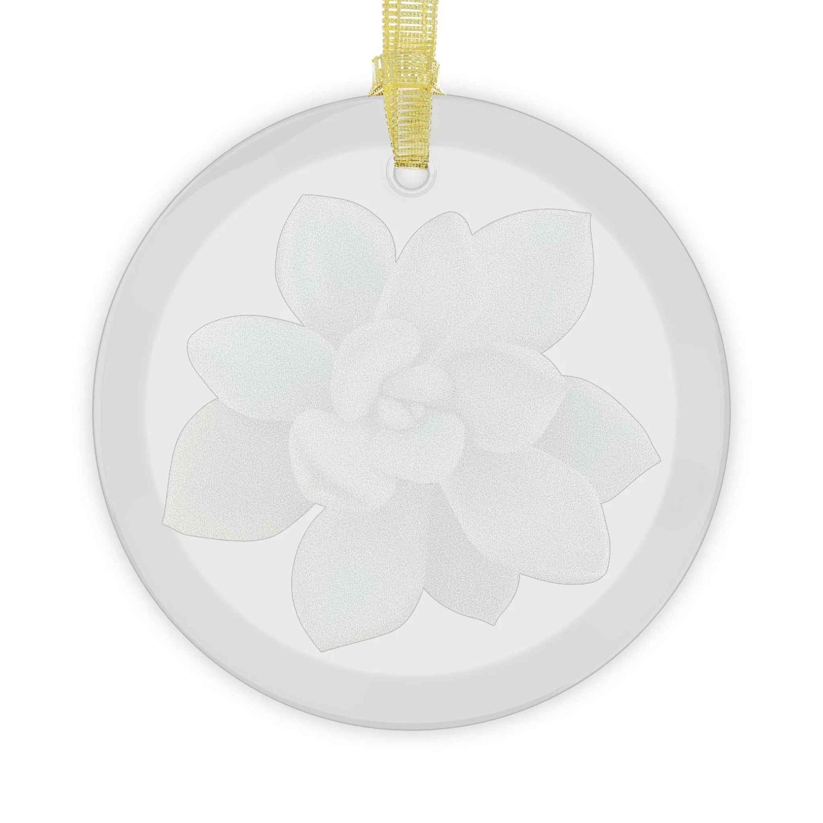 POS Pachyveria Glass Ornament