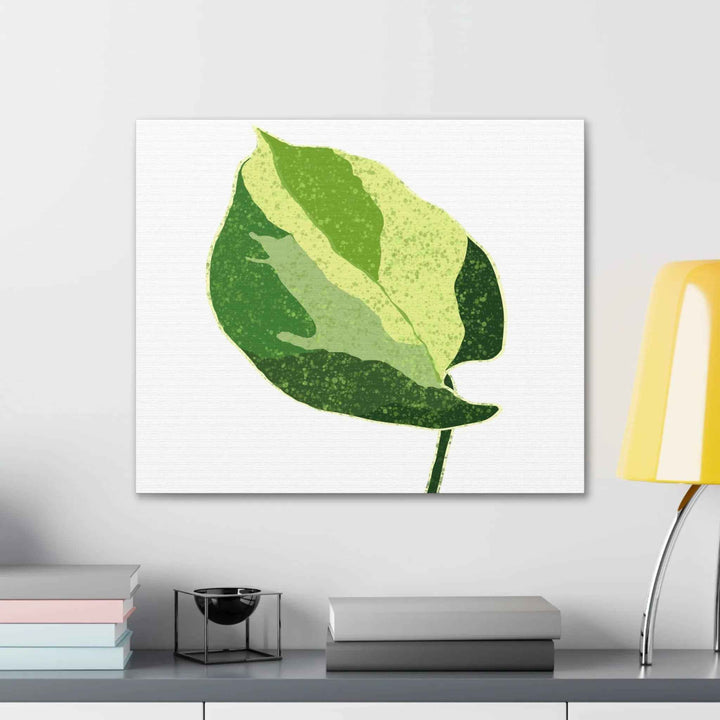 Pothos Canvas Print – Matte Finish Canvas Art Print With Durable Cotton Material