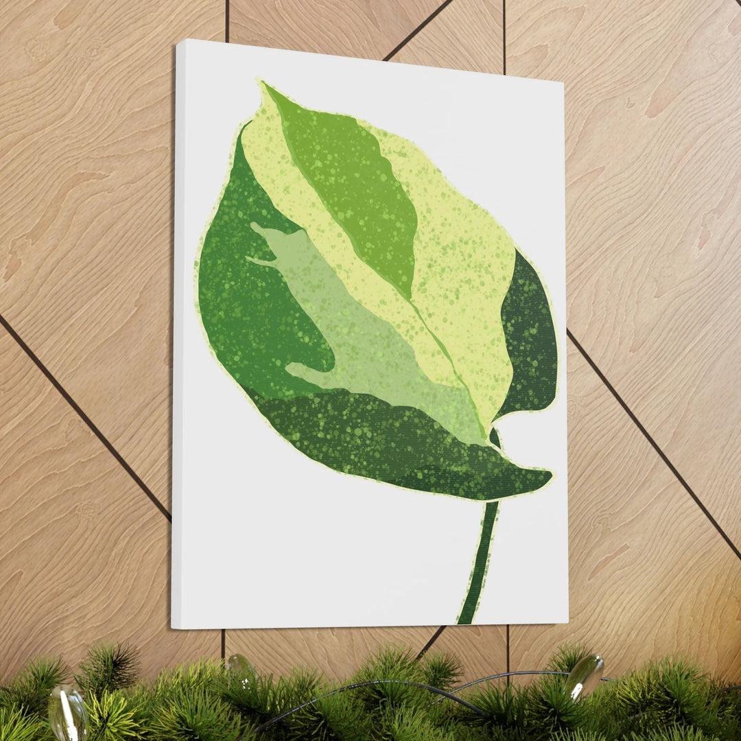 Pothos Canvas Print – Matte Finish Canvas Art Print With Durable Cotton Material - Laura Christine Photography & Design