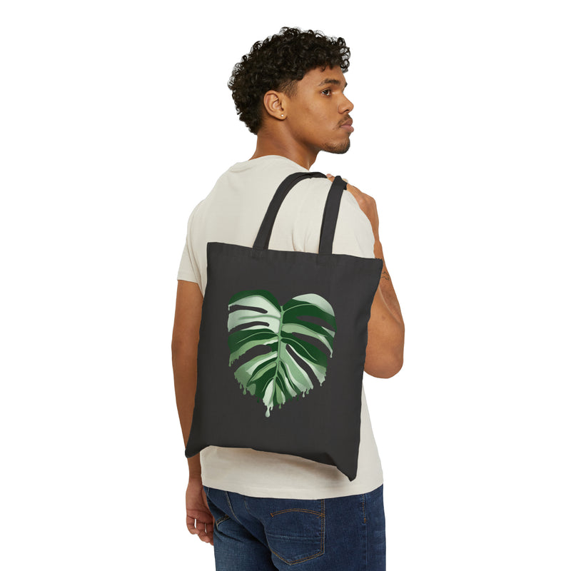 Derritiendo Monstera Albo - Bolsa de tela