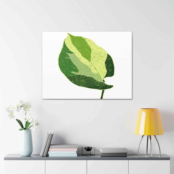 Pothos Canvas Print – Matte Finish Canvas Art Print With Durable Cotton Material