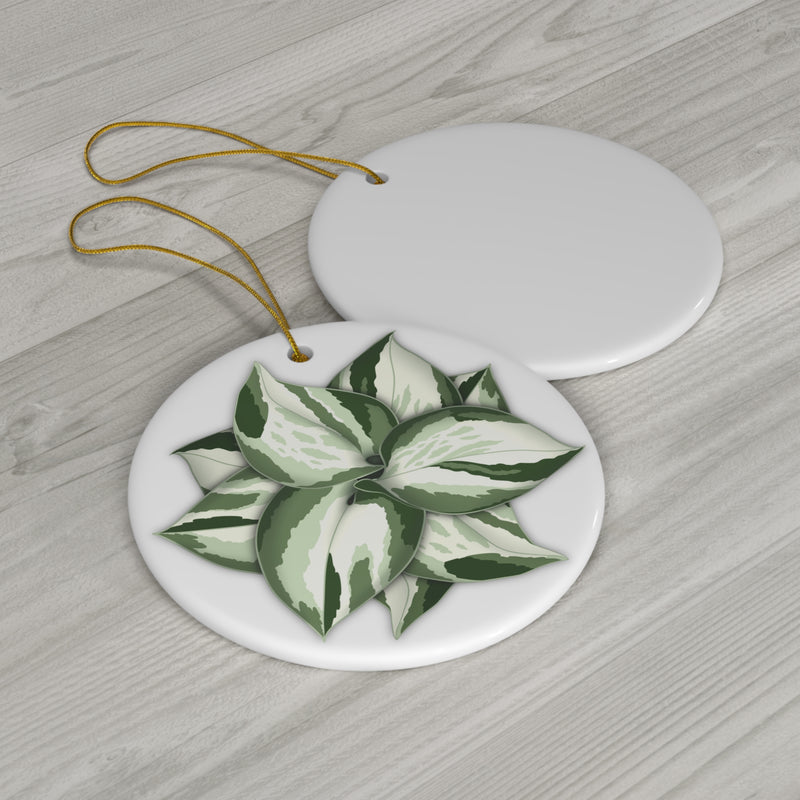 Manjula Pothos Ceramic Ornament