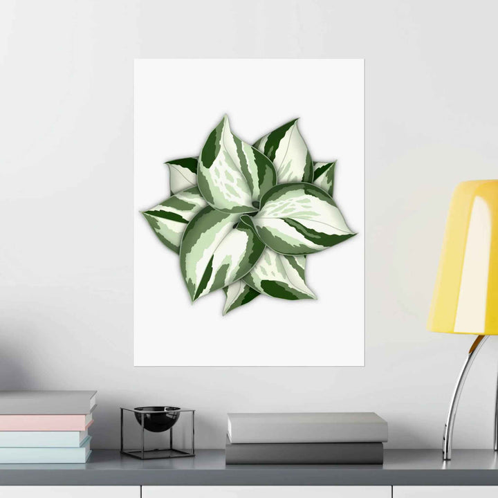 Manjula Pothos Print – Botanical Wall Art | Green Leaf Wall Decor | Unframed
