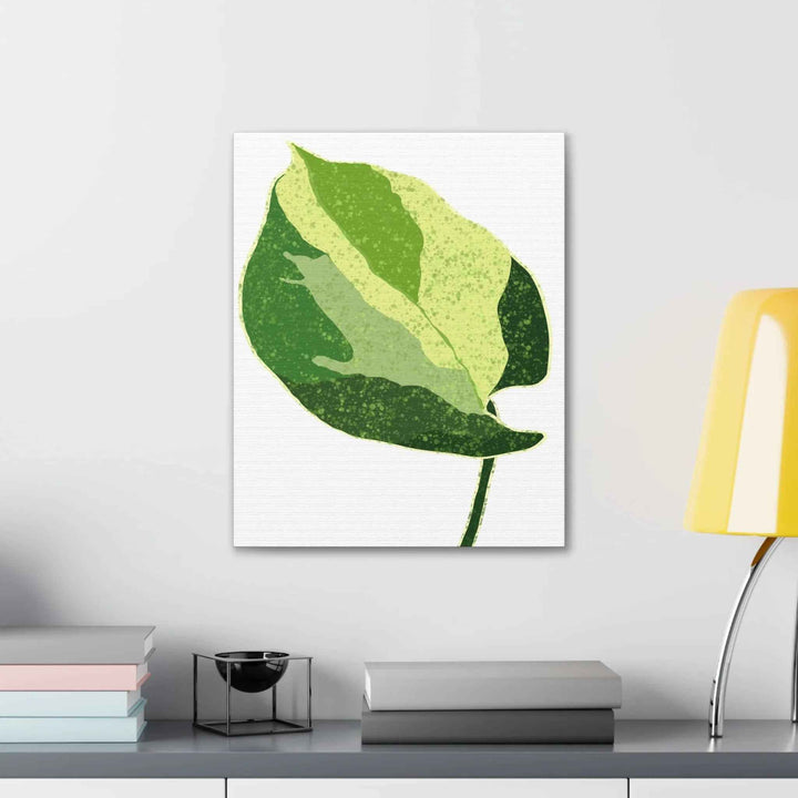 Pothos Canvas Print – Matte Finish Canvas Art Print With Durable Cotton Material