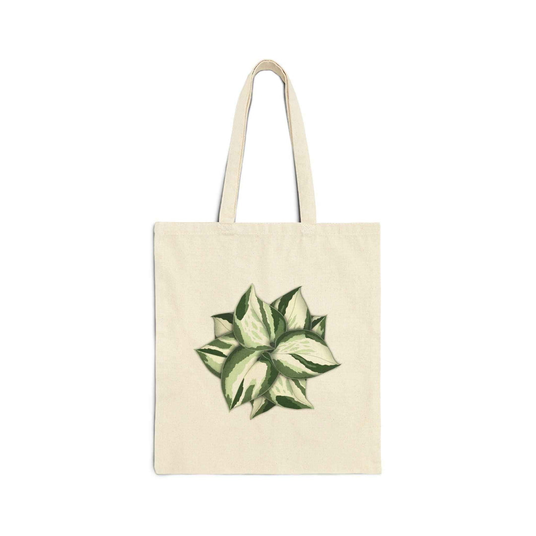 Pothos Tote Bag – Organic Cotton Shopping Tote With Heart Shaped Leaf Design