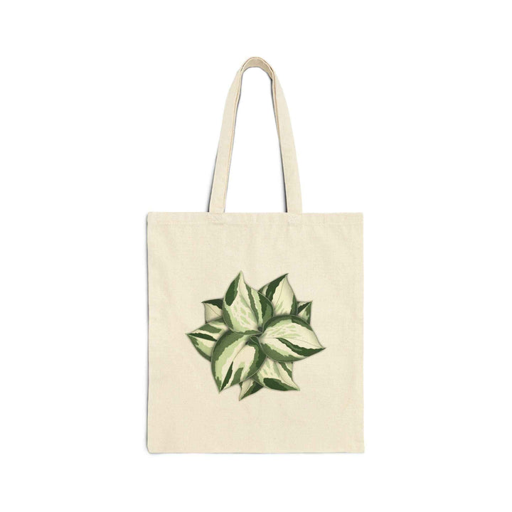 Pothos Tote Bag – Organic Cotton Shopping Tote With Heart Shaped Leaf Design