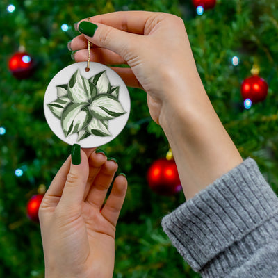 Manjula Pothos Ceramic Ornament