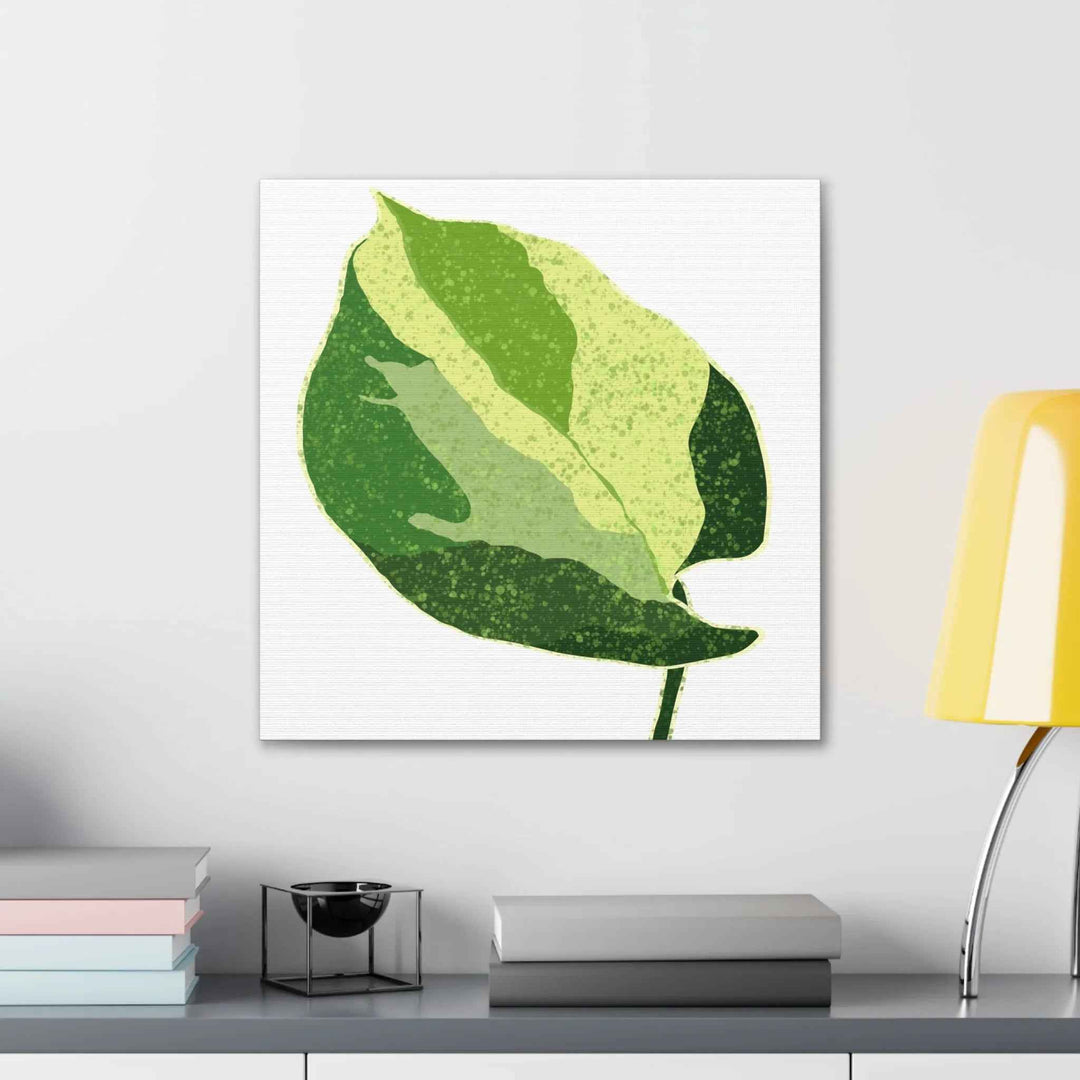 Pothos Canvas Print – Matte Finish Canvas Art Print With Durable Cotton Material