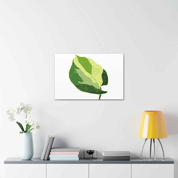 Pothos Canvas Print – Matte Finish Canvas Art Print With Durable Cotton Material
