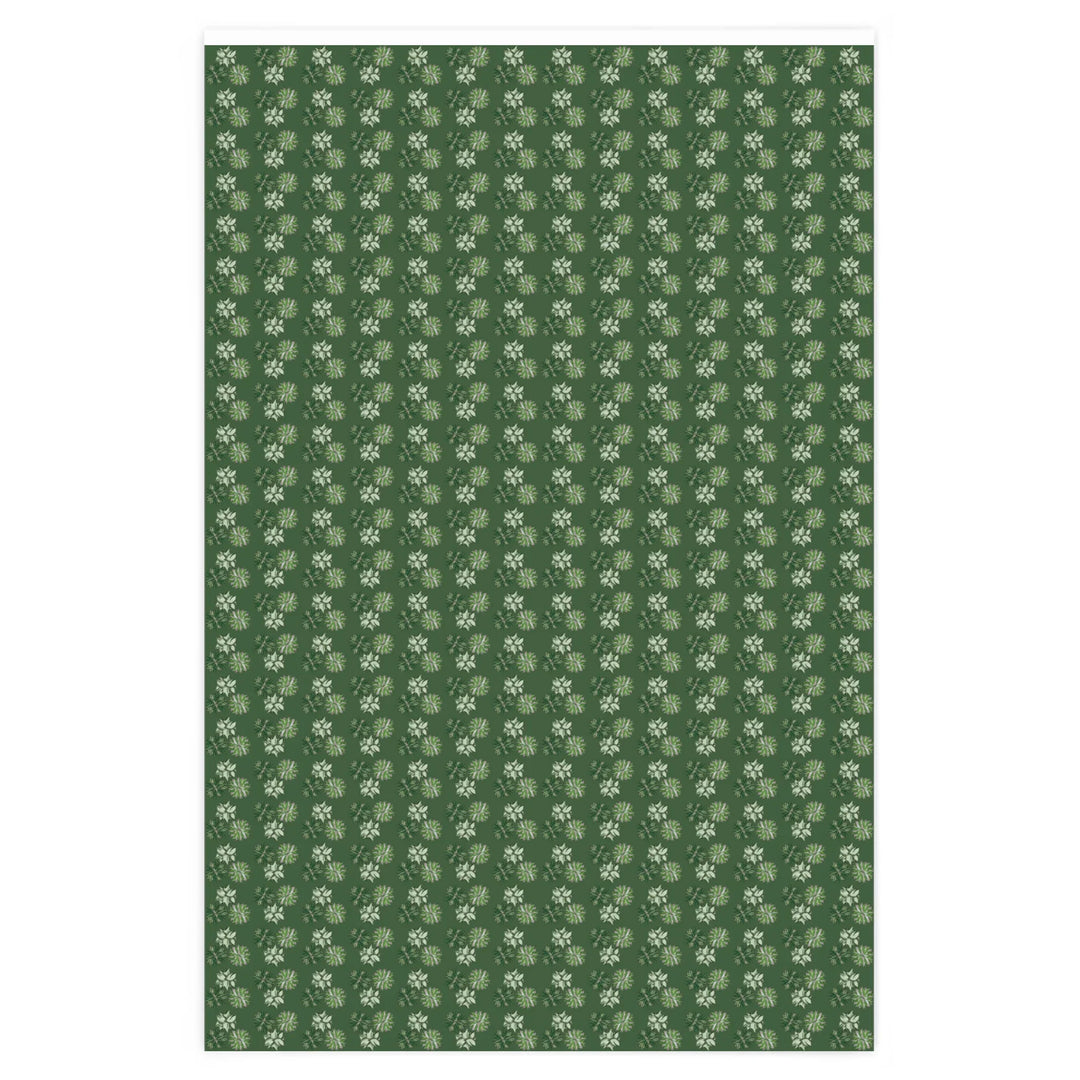 Rare House Plant Wrapping - Tropical Botanical Gift Wrap Paper With Glossy Finish