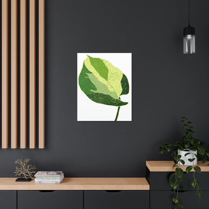 Pothos Canvas Print – Matte Finish Canvas Art Print With Durable Cotton Material - Laura Christine Photography & Design