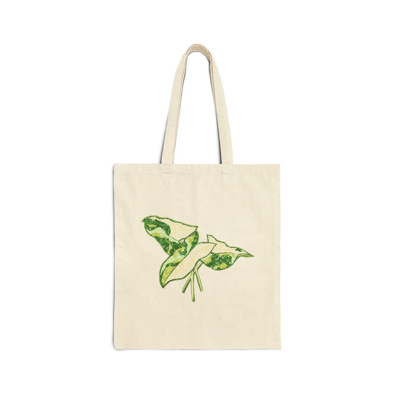 Marble Syngonium Tote Bag