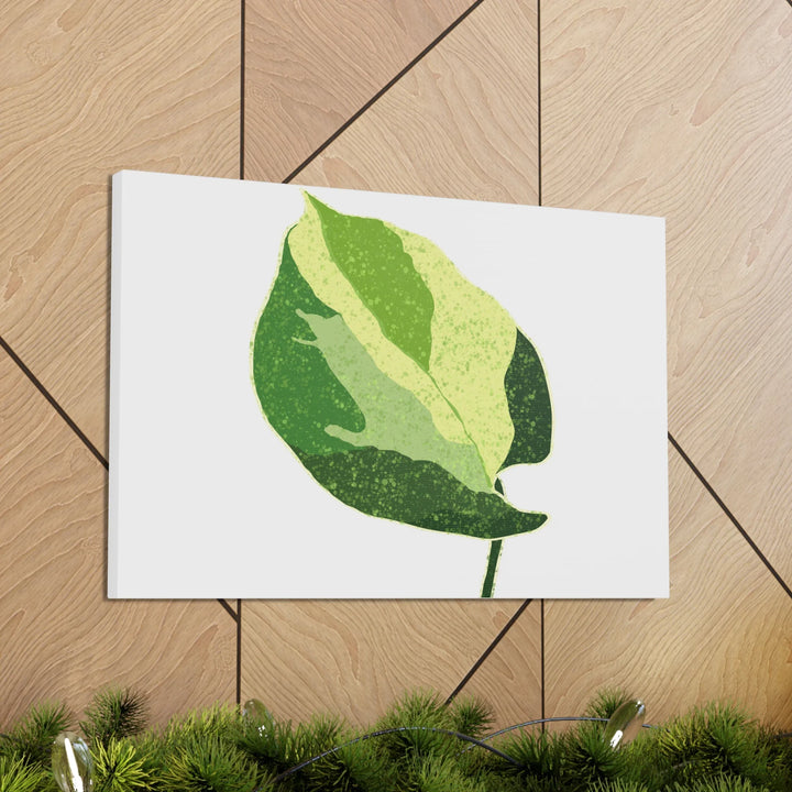 Pothos Canvas Print – Matte Finish Canvas Art Print With Durable Cotton Material - Laura Christine Photography & Design