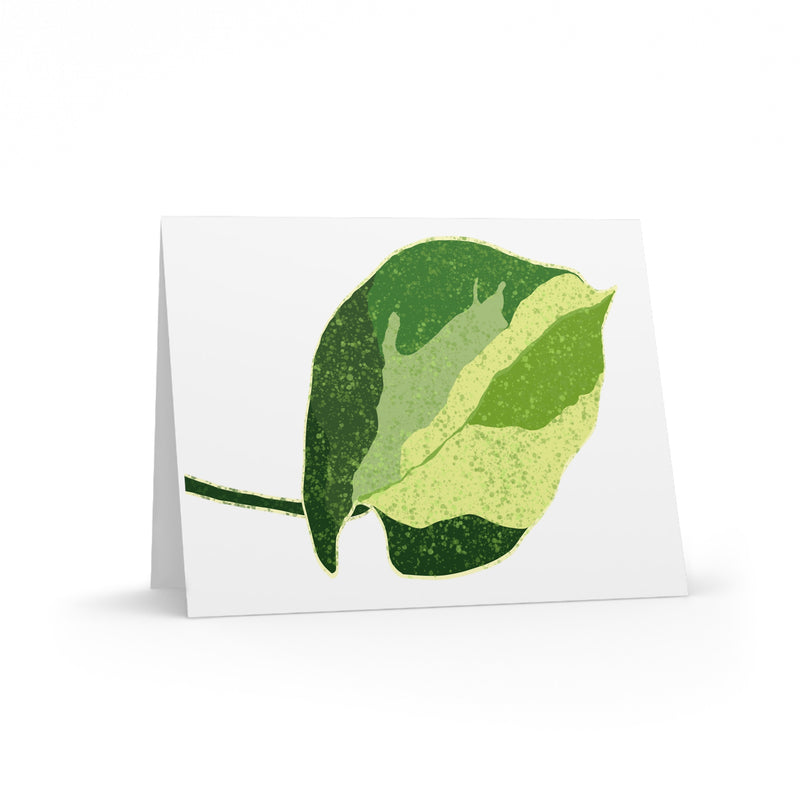 Manjula Pothos Greeting Card (Blank)