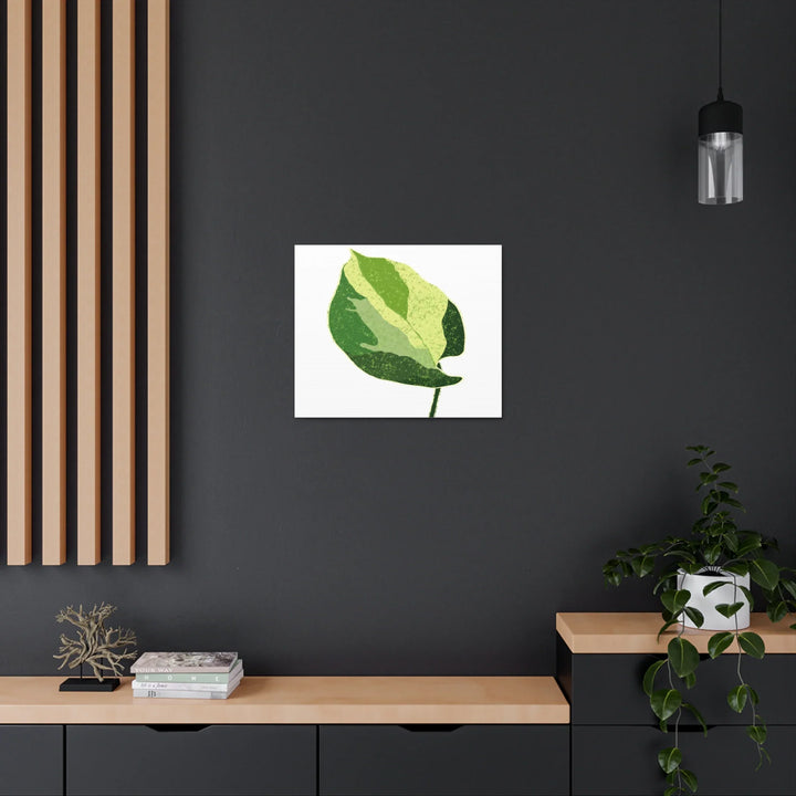 Pothos Canvas Print – Matte Finish Canvas Art Print With Durable Cotton Material - Laura Christine Photography & Design