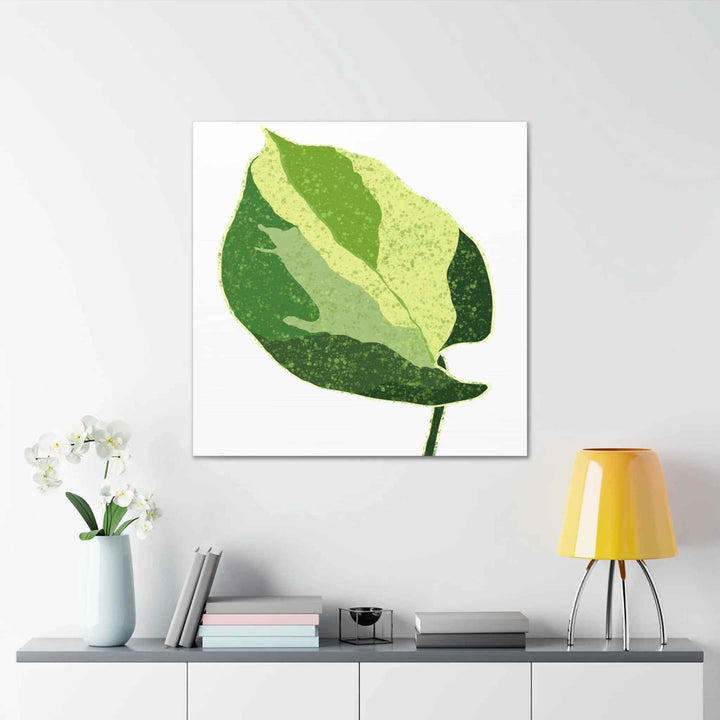 Pothos Canvas Print – Matte Finish Canvas Art Print With Durable Cotton Material