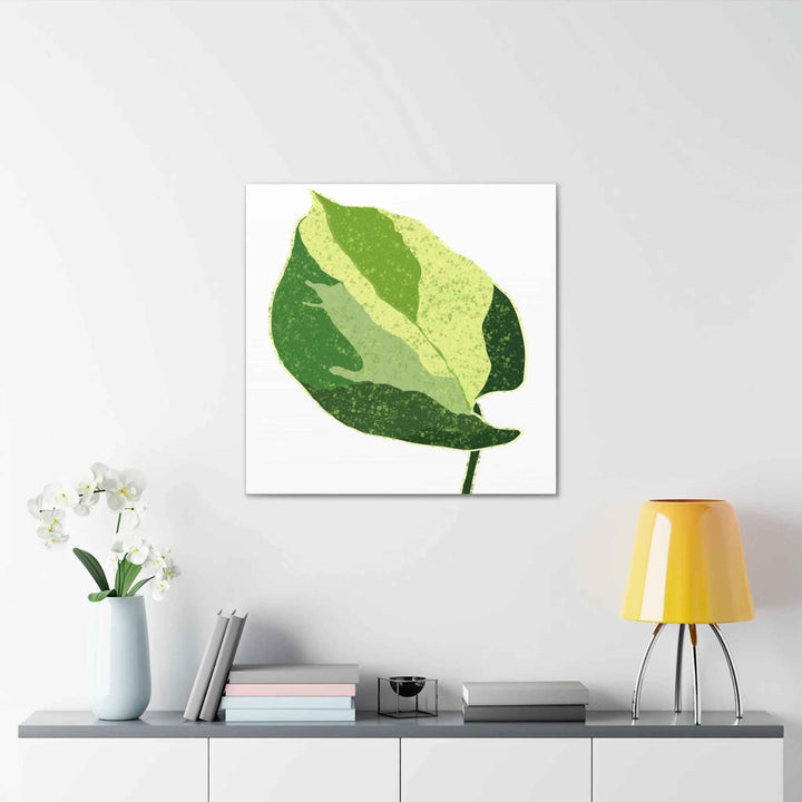 Pothos Canvas Print – Matte Finish Canvas Art Print With Durable Cotton Material