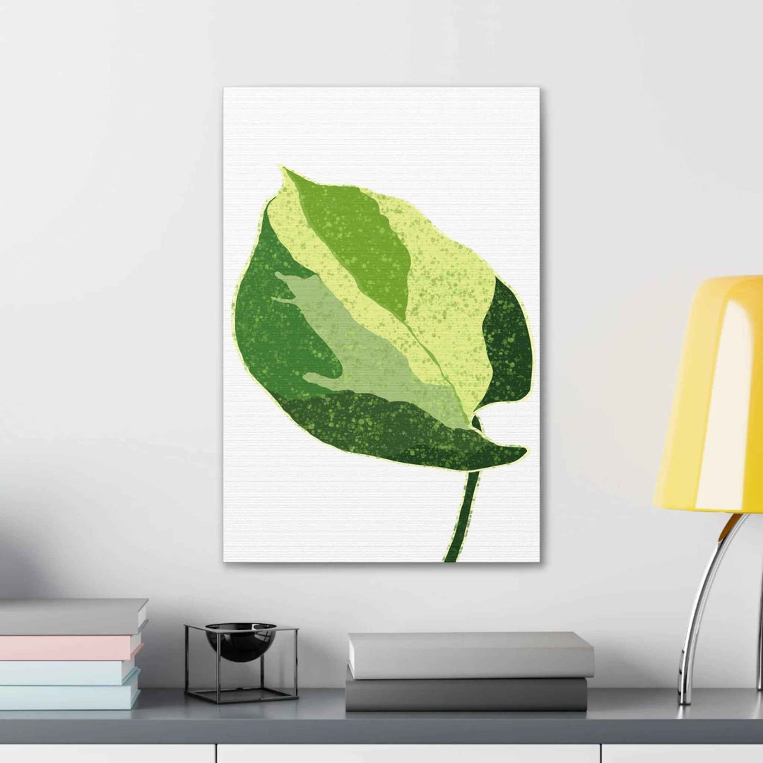 Pothos Canvas Print – Matte Finish Canvas Art Print With Durable Cotton Material