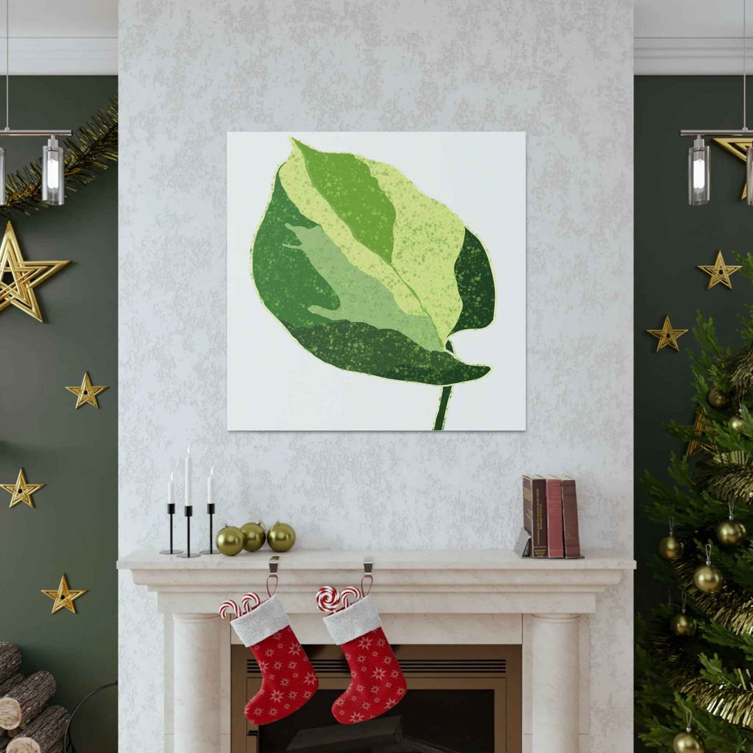 Pothos Canvas Print – Matte Finish Canvas Art Print With Durable Cotton Material