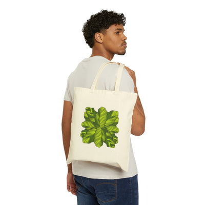 Calathea Yellow Fusion Tote Bag