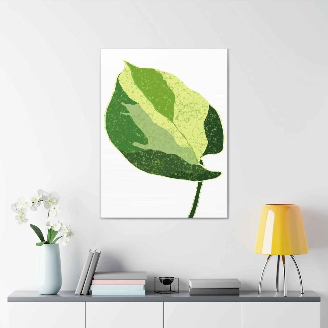 Pothos Canvas Print – Matte Finish Canvas Art Print With Durable Cotton Material