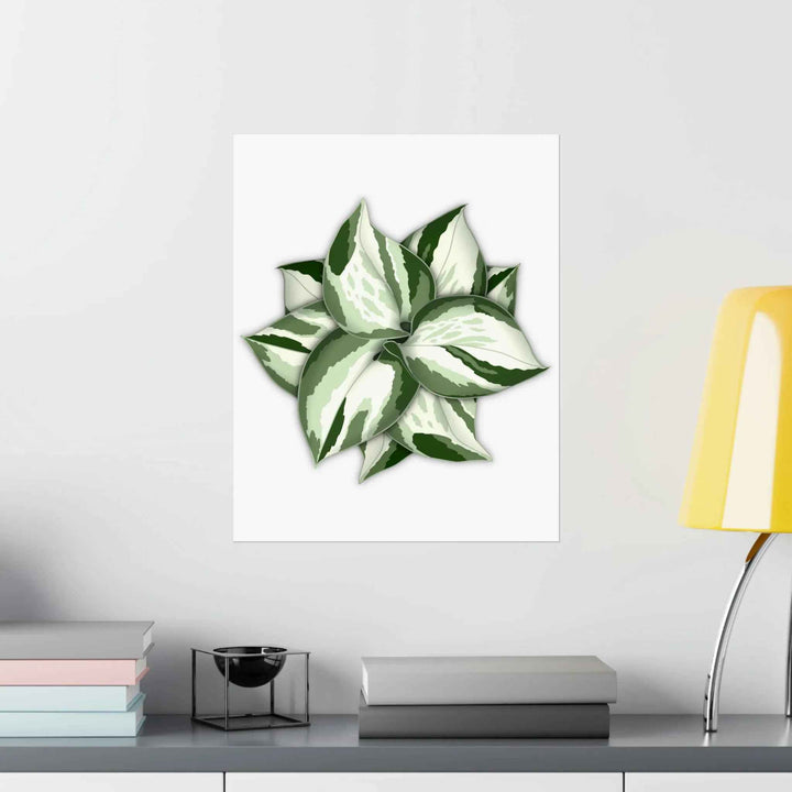 Manjula Pothos Print – Botanical Wall Art | Green Leaf Wall Decor | Unframed