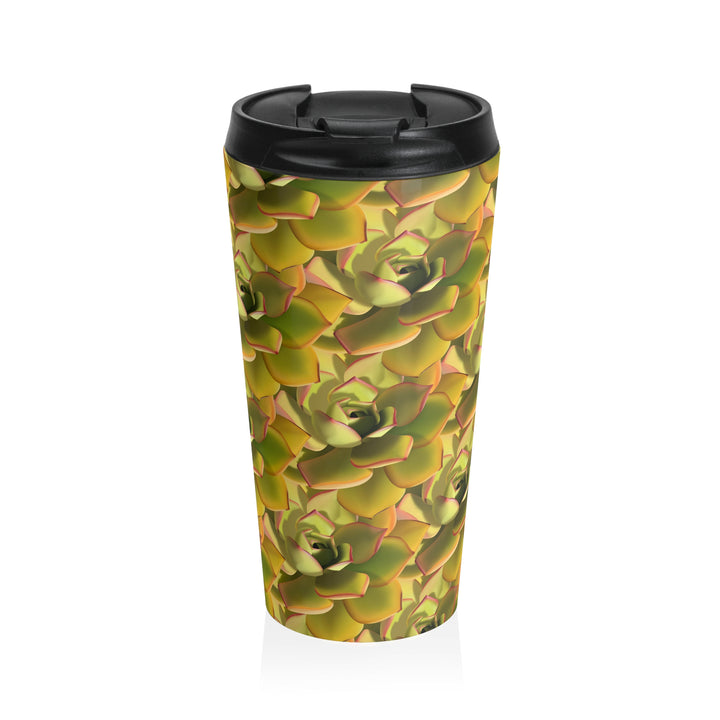 Succulent Pattern Tumbler | Vacuum Insulated Stainless Steel Cup for Hot Cold Drinks