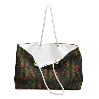 Calathea Pinstripe Weekender Bag - All Over Print