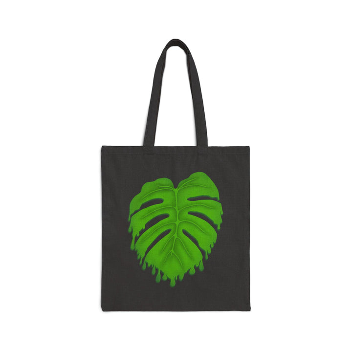 Cotton Tote Bag - Large Canvas Shopping Bag With Plant Print | Durable Reusable Tote